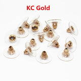 500 Pcs/Lot 11X6MM Plated Earring Stoppers
