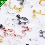 4mm Brass Earring Clip, Earring Finding, 20pcs/lot