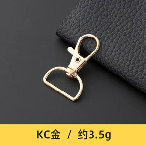 20Pcs Metal Carabiner Clip Swivel Trigger Dog Buckle KeyRing KeyHooks