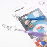 20Pcs Metal Carabiner Clip Swivel Trigger Dog Buckle KeyRing KeyHooks
