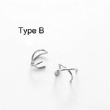 50PCS Stainless Steel Ear Cuff Earrings Finding DIY Jewelry Making
