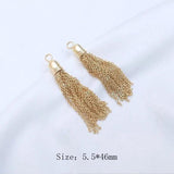 4PCS 14K Plated Earrings DIY Supplies Charms For Jewelry Making