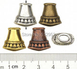 Metal Bead Caps Dangles Charms Tassels Antique Bronze Silver 30pcs