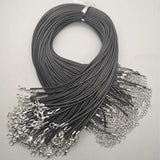 2MM Jewelry Clasp Lobster Clasp Necklace Rope Craft Cord Lanyard 50pcs