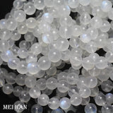 Meihan Top Moonstone Smooth Round Beads for DIY Jewelry Making