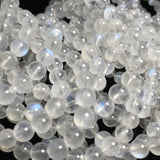 Meihan Top Moonstone Smooth Round Beads for DIY Jewelry Making