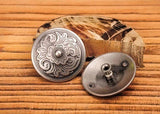 10PCS Shield Studs Set Conchos Rivetback Biker Style Leather Findings