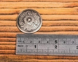 10PCS Shield Studs Set Conchos Rivetback Biker Style Leather Findings