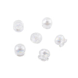 10pcs Blown Glass Flower Beads for DIY Earring