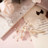 10pcs Blown Glass Flower Beads for DIY Earring