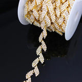 1 Yard Bridal Dress Rhinestone Trimming DIY Sewing RT-070