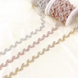 1 Yard Bridal Dress Rhinestone Trimming DIY Sewing RT-070