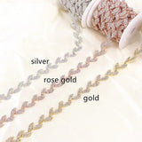 1 Yard Bridal Dress Rhinestone Trimming DIY Sewing RT-070