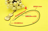 1.5mm 2mm Leather Cord Necklace 45+5cm DIY Craft Jewelry 50pcs/lot