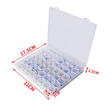 56 Grids Plastic Storage Jewelry Box Compartment Adjustable Container