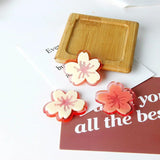 Spring Pink Flower Earrings Materials Pendant Accessories