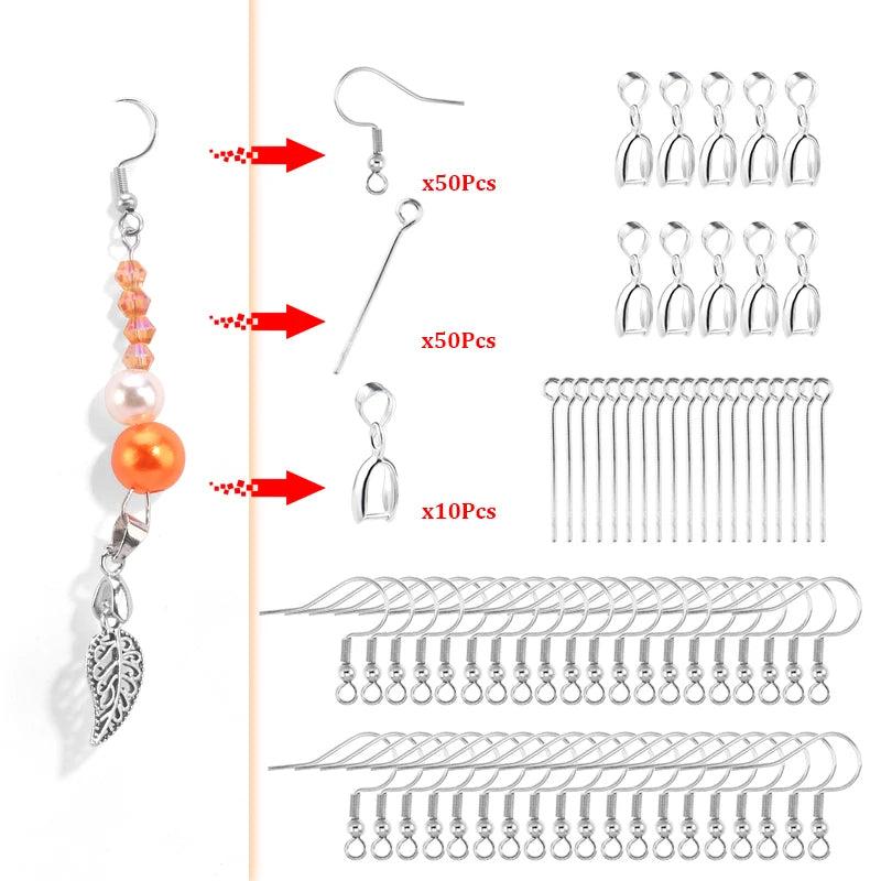 Stainless Steel Earring Making Supply Kits - Jewelry Making Supplies