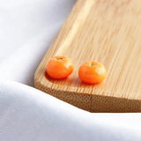 DIY Mini Orange Earrings Kit - Stereo Fun Simulation