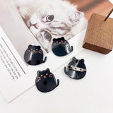 Resin Ackley Cat Brooch DIY Earrings Material Bag Pendant