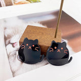 Resin Ackley Cat Brooch DIY Earrings Material Bag Pendant