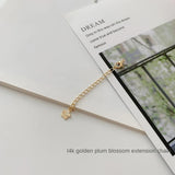 14K Gold-Coated Tail Chain Extension for DIY Jewelry