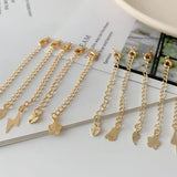 14K Gold-Coated Tail Chain Extension for DIY Jewelry