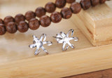 925 Silver Stud Earrings DIY Accessory 8MM Blank