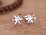 925 Silver Stud Earrings DIY Accessory 8MM Blank