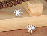 925 Silver Stud Earrings DIY Accessory 8MM Blank