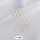 14K Gold-Covered Color-Preserving Curved Big Head T Needle Beaded Needle