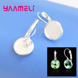 50pcs 925 Sterling Silver Earring Components Size 8/10/12/14/16/18/20/25MM