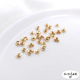 Gold-Coated Crescent Buckle for Bracelet Decoration DIY