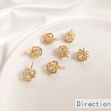 Real Crown Zircon DIY Hand Accessories 2PCS