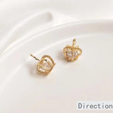 Real Crown Zircon DIY Hand Accessories 2PCS