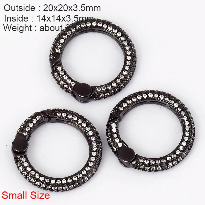 Spring Carabiner Clasp for Metal Chain and Cord