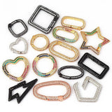 Spring Carabiner Clasp for Metal Chain and Cord