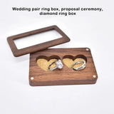 Heart Shape Wedding Ring Box Romantic Replacement Decorative Organizer