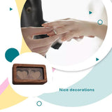 Heart Shape Wedding Ring Box Romantic Replacement Decorative Organizer