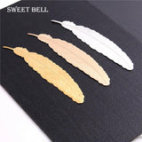10pcs Copper Feather Plumage Charms Pendants for DIY Jewelry Making