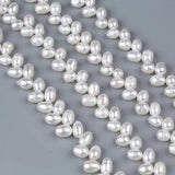 8-9mm Wheat Rice Shape Pearl Strand Top Drilled Pearl Beads