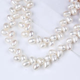 8-9mm Wheat Rice Shape Pearl Strand Top Drilled Pearl Beads
