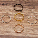 BoYuTe Adjustable Ring Base Settings with One Loop Diy Jewelry Accessories