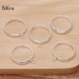 BoYuTe Adjustable Ring Base Settings with One Loop Diy Jewelry Accessories