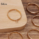 BoYuTe Adjustable Ring Base Settings with One Loop Diy Jewelry Accessories