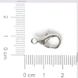 100pcs 16mm Silver Bronze Lobster Clasp DIY Jewelry Findings
