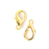 100pcs 16mm Silver Bronze Lobster Clasp DIY Jewelry Findings