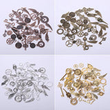 52pcs Vintage Metal Steampunk Charms Pendants DIY Accessories