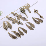 52pcs Vintage Metal Steampunk Charms Pendants DIY Accessories
