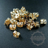 3.8x4.6mm Earring Backs, Jewelry Findings