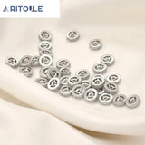 18k Copper Plated Zircon Wheel Bead for Bracelets, Necklaces, Earrings
